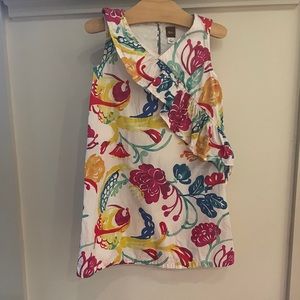 Cute Tea Girls Floral Dress- Size 5